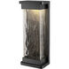 Ederle LED 15.94 inch Powder Coated Black Outdoor Wall Sconce